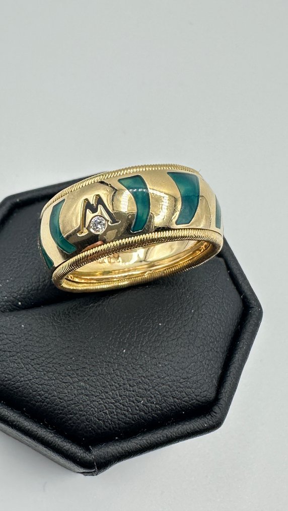 Handmade - Bague - 18 carats Or jaune Diamant (Naturelle) - Wellendorff #1.0