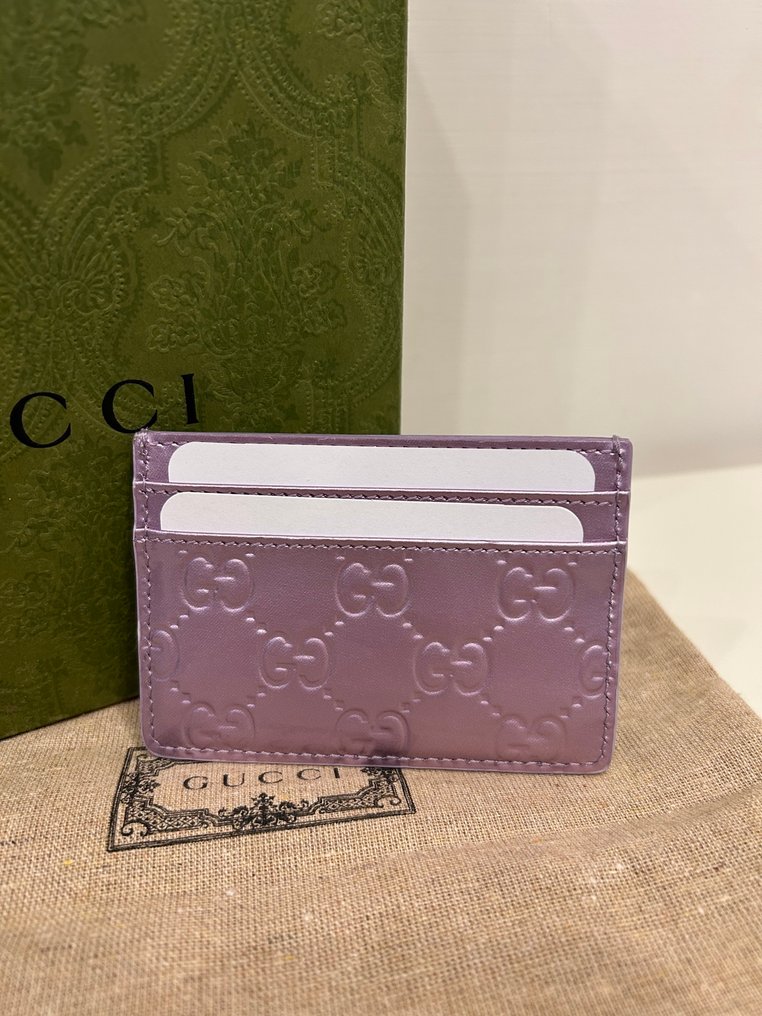 Gucci - Gucci - Levéltartó - gg emblem - Latex, Lakkbőr - GG EMBLEM MODELLO 2025 #3.2