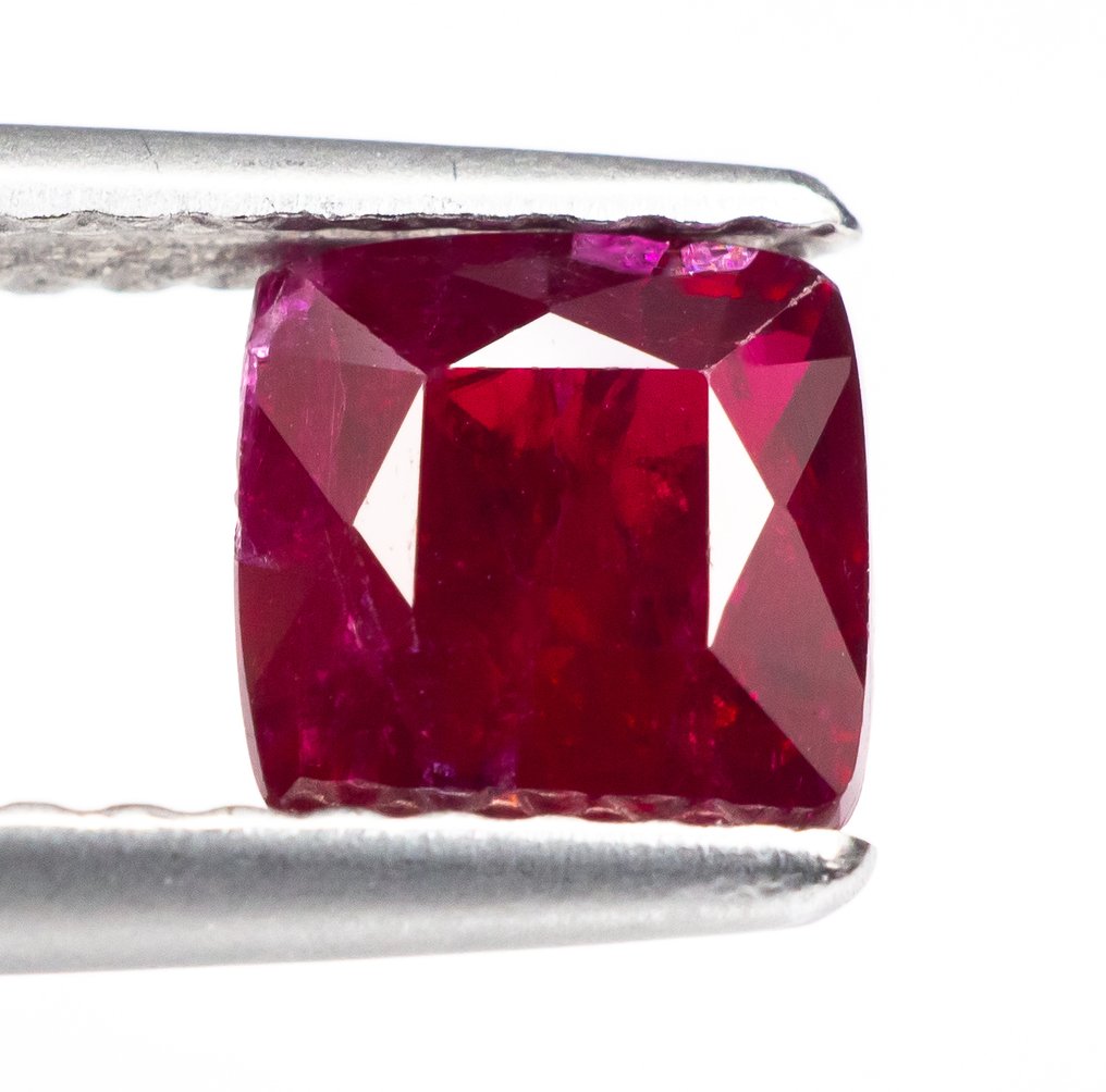 Senza prezzo di riserva Rubino  - 1.13 ct - Bellerophon Gemlab - Deep Red #1.0