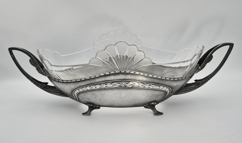 WMF / Geislingen - Centre de table - 815 - Plaqué(e) argent, Verre #1.0