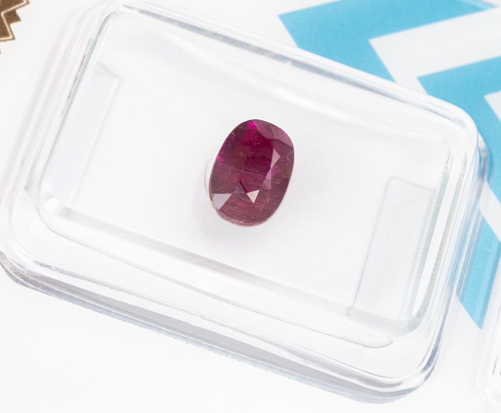 没有保留价 红宝石  - 1.30 ct - 国际宝石研究院（IGI） - 深紫红色 #2.1