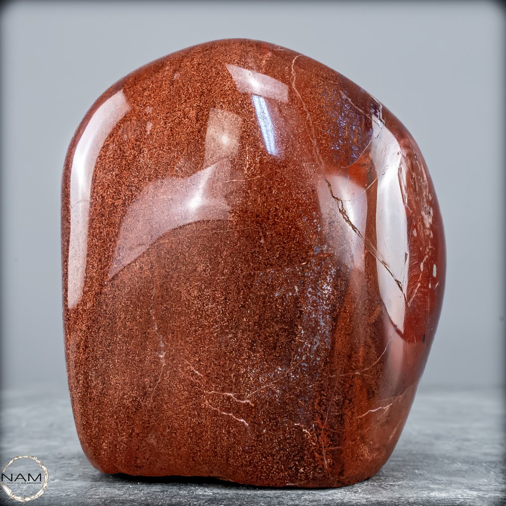 Jaspis rojo natural y ágata Freeform- 1471.66 g #3.2