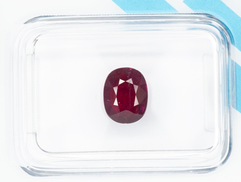 No reserve price Ruby  - 1.31 ct - International Gemological Institute (IGI) - Deep Purplish Red #1.0