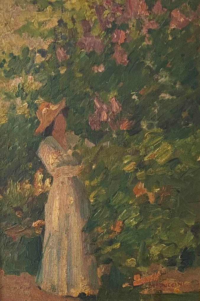 Mario Puccini (1869-1920), Attributed to - Ritratto femminile #1.0