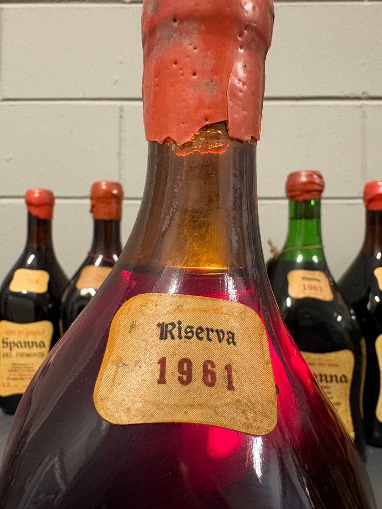 1961 x2 Ris., 1975, 1978 x2 & 1983 Spanna, F.lli Berteletti, Spanna - Piemonte - 6 Bottiglie (0,72 L) #1.0