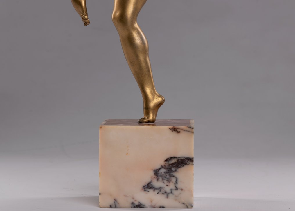 Sculpture, Danzatrice con tamburo - 47.5 cm - regulate #3.2