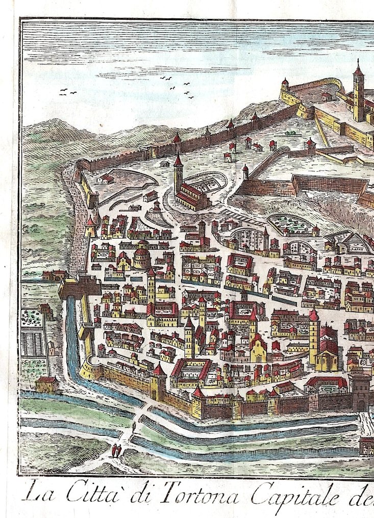 意大利 - Lombardy/ Tortona; T. Salmon - La Città di Tortona Capitale del Tortonese nel Ducato di Milano - 1721-1750 #1.0