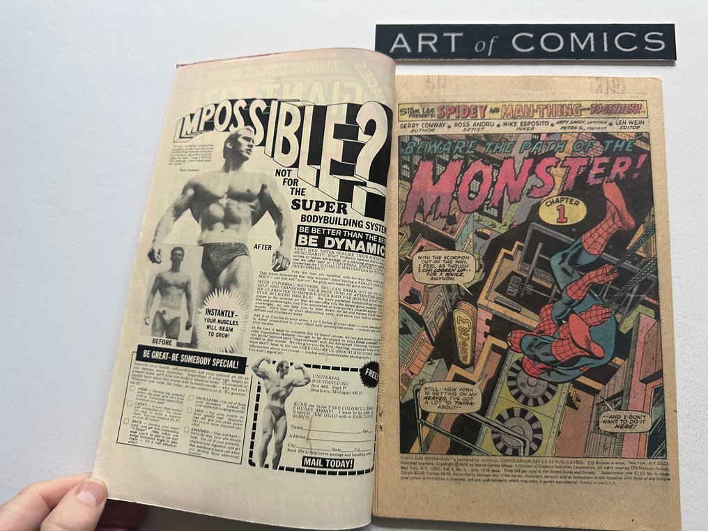 Spiderman Giant-Size #5 - 1 Comic - EO - 1975 #3.2