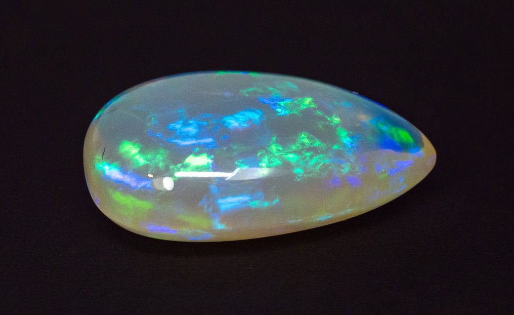 沒有保留價 蛋白石  - 49.39 ct - Antwerp Laboratory for Gemstone Testing (ALGT) - 变色效果 #2.1