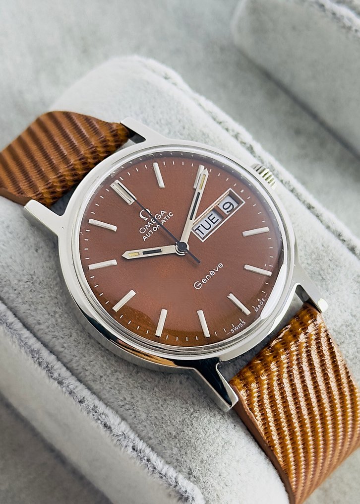 Omega - Genève - Nincs minimálár - Brown Dial     Cal.1020     166.0117 - Férfi - 1960-1969  #1.0