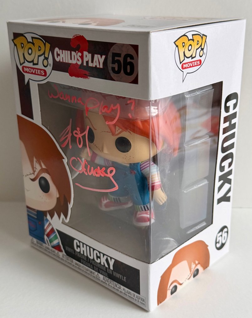 Chucky - Brad Dourif (Voice of Chucky) Funko Pop, signed + Certificate of Authenticity #1.0