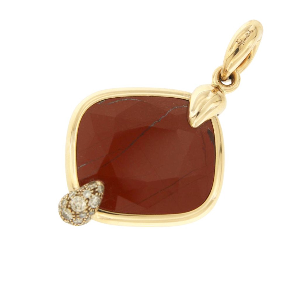 Nincs minimálár - Pomellato - Függő - 18 kt. Rózsa arany -  0.52ct. tw. - Gyémánt - Arckép - Diaspro #4.3