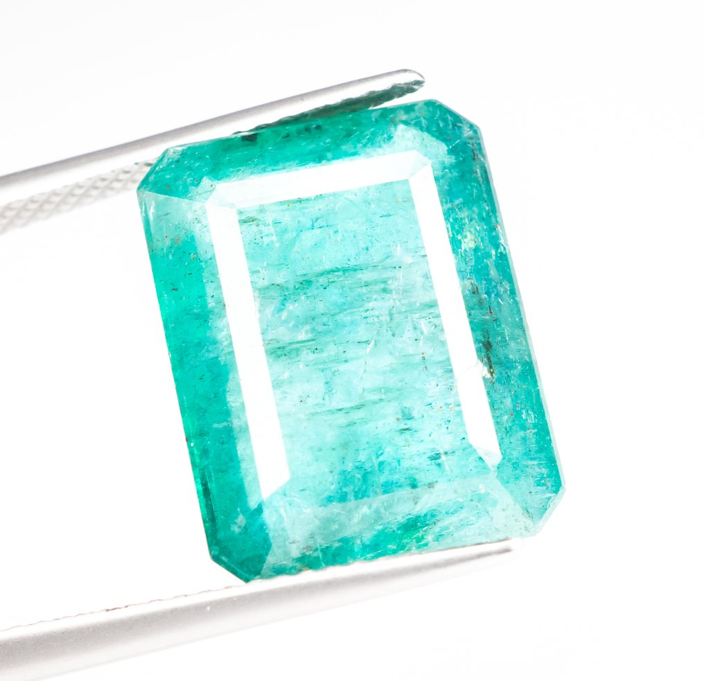 沒有保留價 綠色 祖母綠  - 11.06 ct - 國際寶石學院（International Gemological Institute (IGI)） - 赞比亚 #1.0