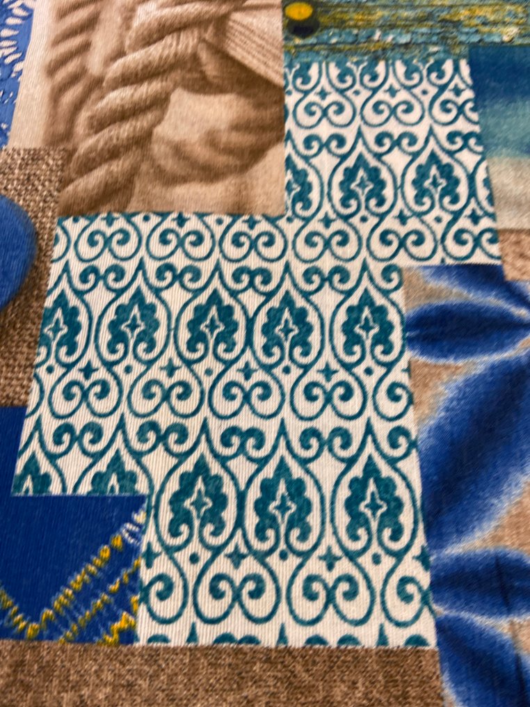 Lively fabric with a marine theme in double height without a reserve! - Textile - 320 cm - 280 cm #1.0