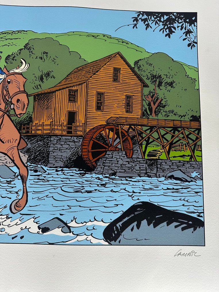 Lambil, Willy - 1 Silkscreen - Les Tuniques Bleues - 1997 #2.1