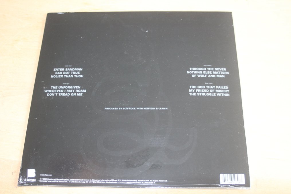 金屬製品樂團 - Black Album + Guitar Picks + Backstage Passes - 2 x LP 專輯(雙專輯) - 180克 - 2021 #4.3