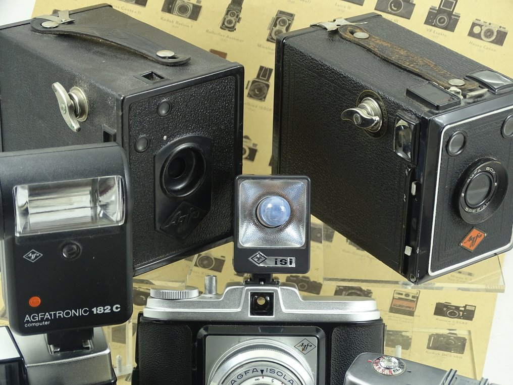 Agfa 6 st verschillende AGFA camera's Cameră analogică #1.0