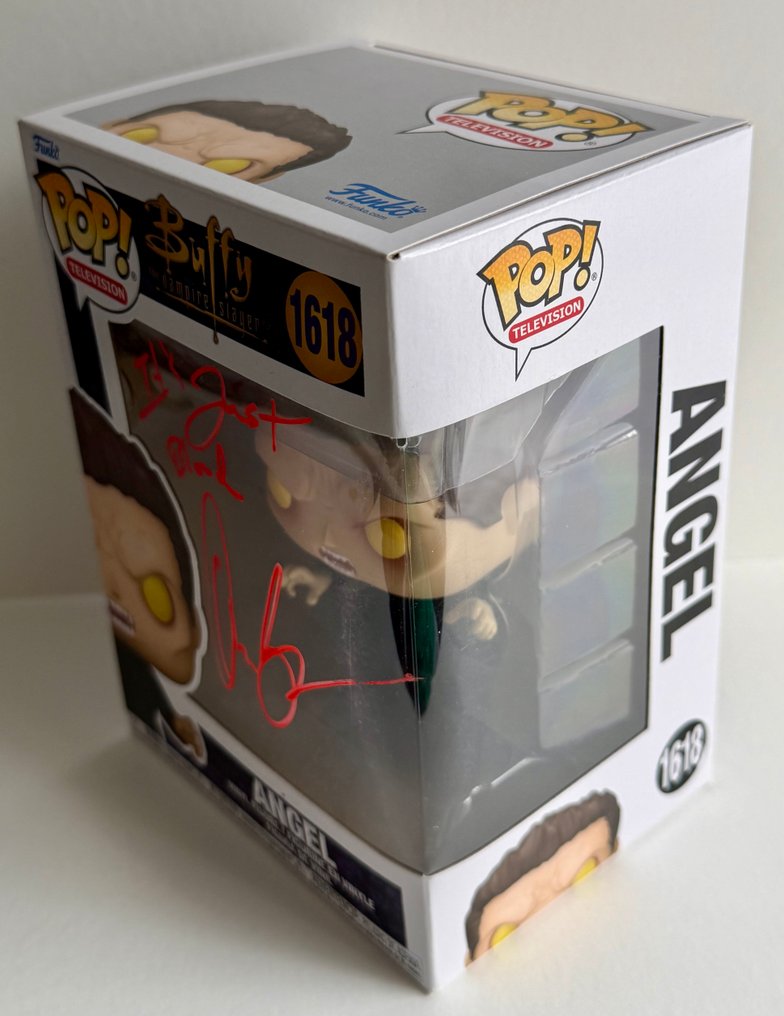魔法奇兵 - David Boreanaz (Angel) Funko Pop, signed + Certificate of Authenticity #2.1