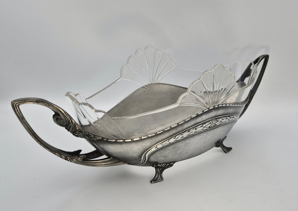 WMF / Geislingen - Centre de table - 815 - Plaqué(e) argent, Verre #2.1