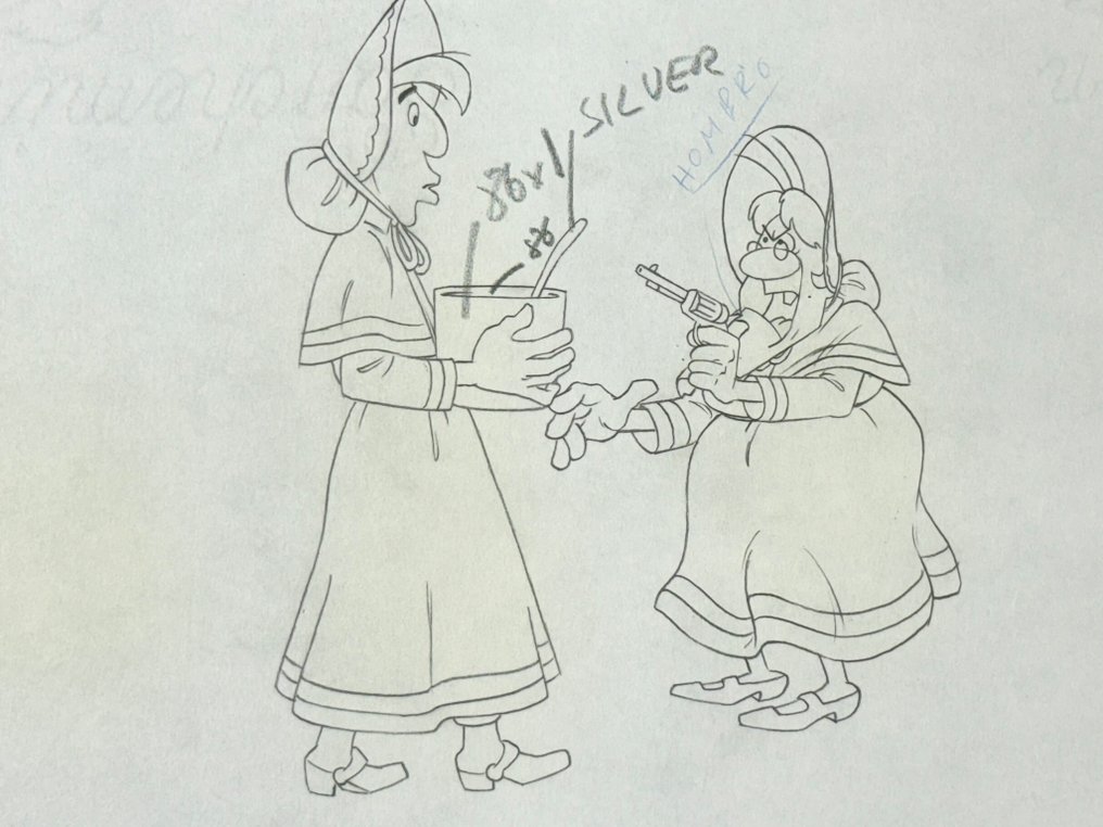 Hanna-Barbera - Original animation drawing - Lucky Luke (1984 TV series) #1.0