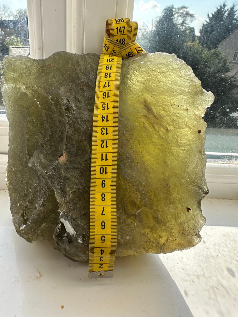Libyan Desert Glass Crystal - Height: 21 cm - Width: 20 cm- 4.1 kg - (1) #2.1