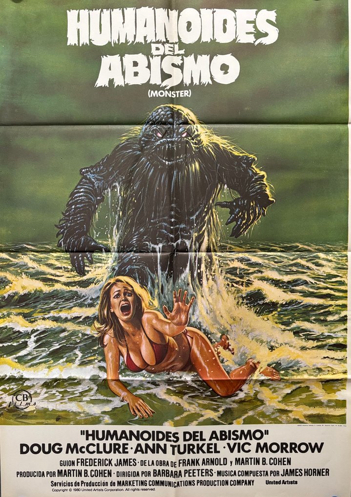 Humanoids from the Deep - Monster - Lot of 13 - Spanish Poster and Lobby cards - 1980 #1.0