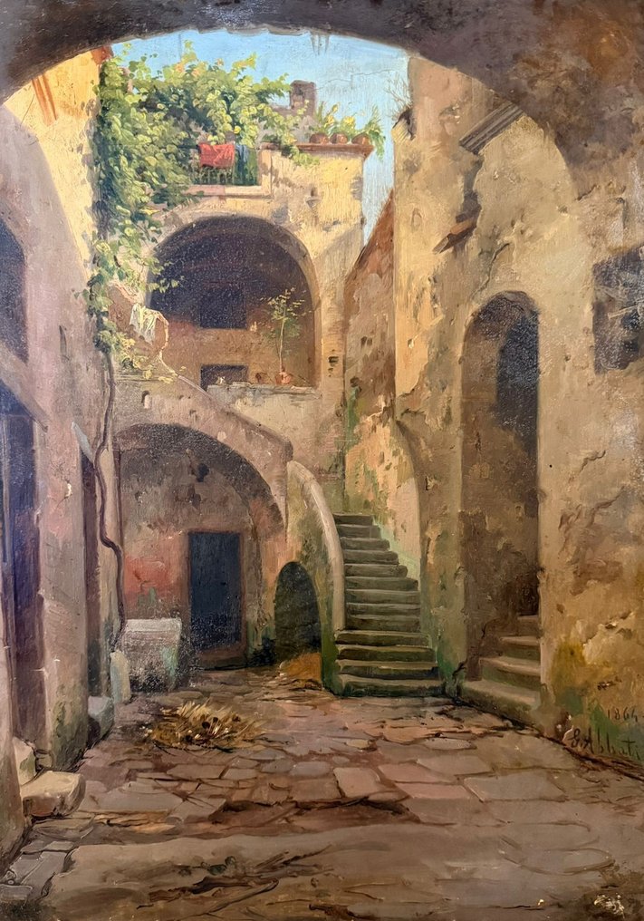 Giuseppe Abbati (1836-1868) - Cortile #1.0