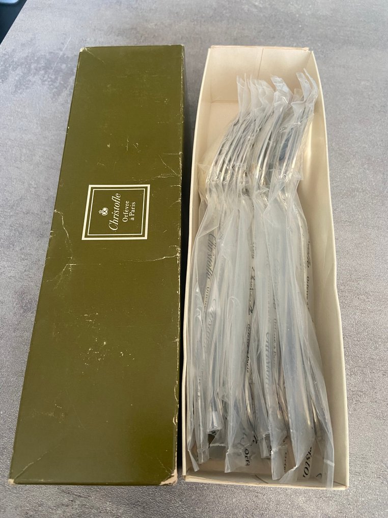 Christofle - Bestekset (12) - Eetlepels Marly - Verzilverd #2.1