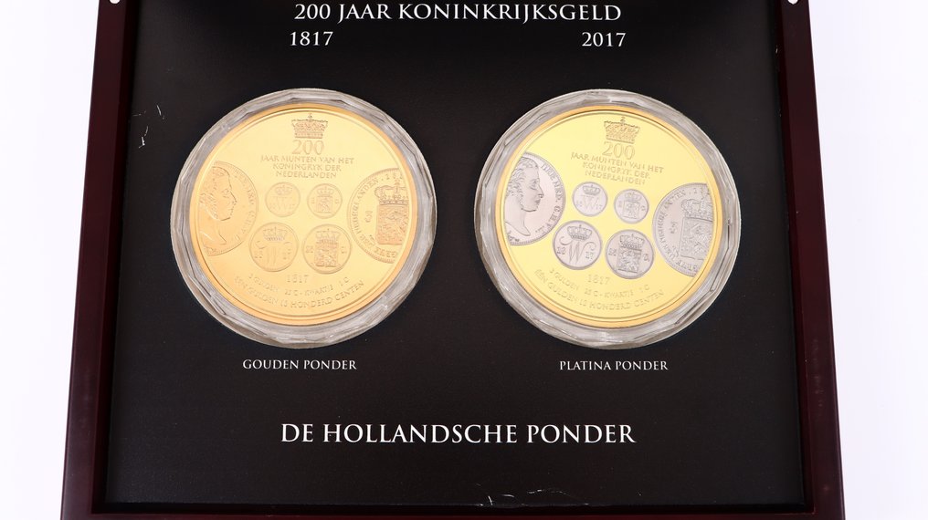 Netherlands. 2x Ponders (Proof) + Certificaat / Met Cassette #1.0