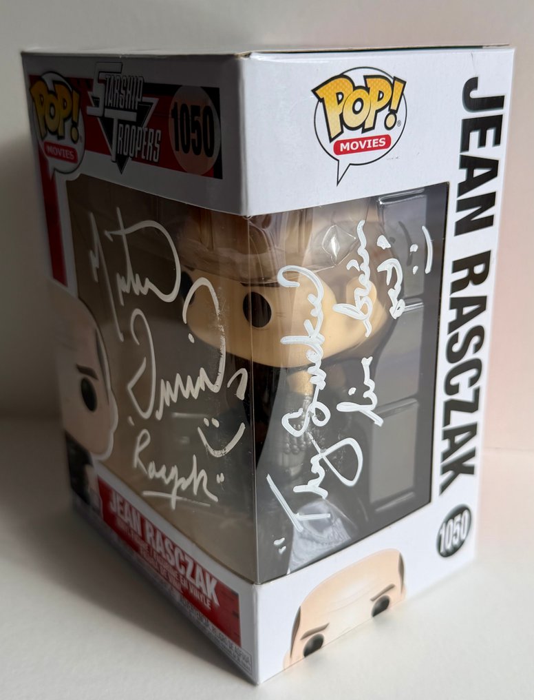 星河战队 - Michael Ironside (Jean Rasczak) Funko Pop, signed + Certificate of Authenticity #1.0