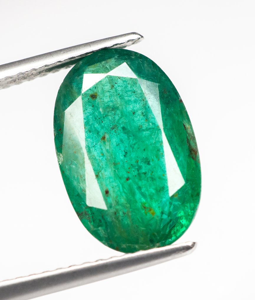 没有保留价 绿色 祖母绿  - 4.36 ct - 国际宝石研究院（IGI） - 赞比亚 #1.0