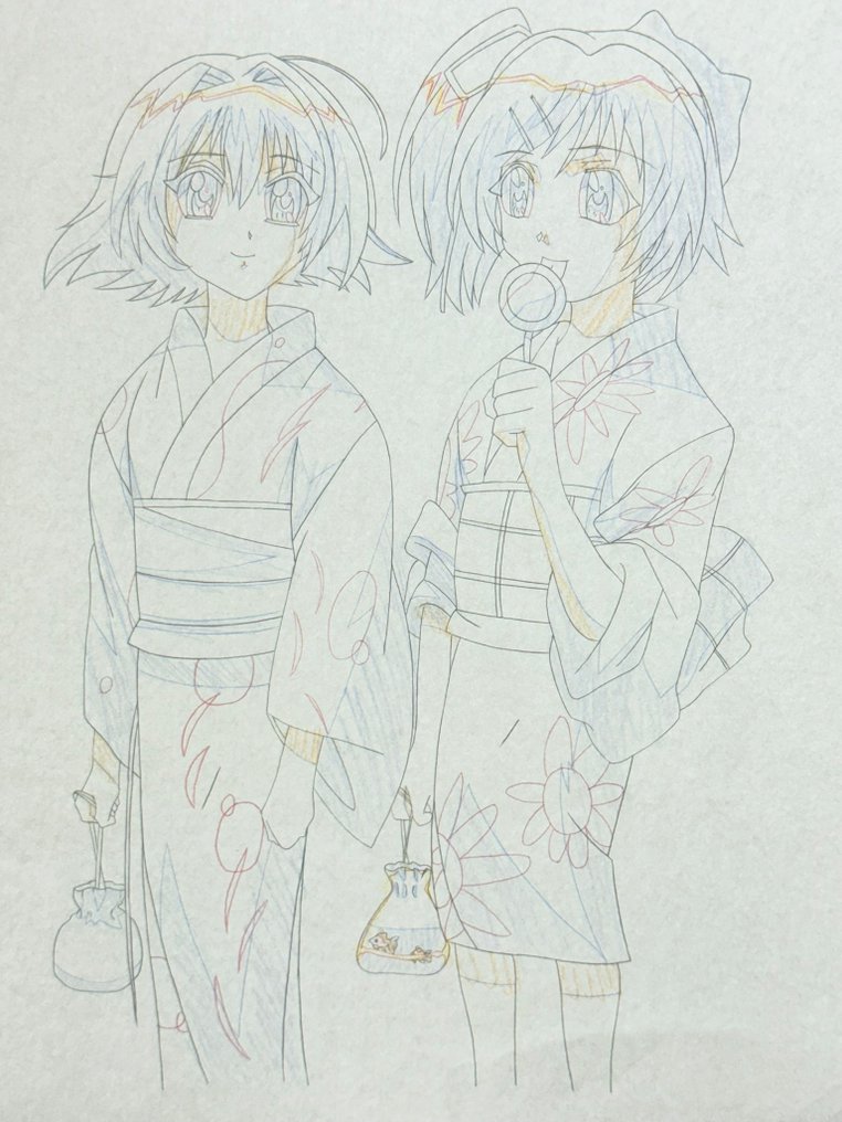 E&G Films - 1 Original preliminary drawing - Memories Off (OVA, 2001/02) #1.0