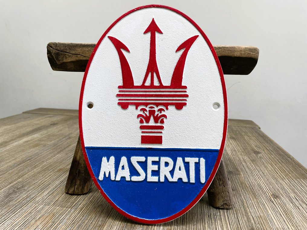 Maserati - Διαφημιστική πινακίδα - Μέταλλο #1.0