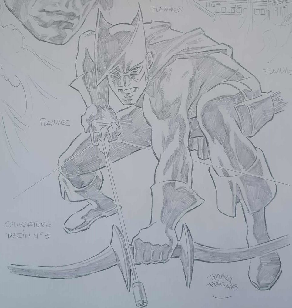 Thomas Frisano - 1 Original cover - L'Archer Blanc - Intégrale de la série - 2013 #2.1