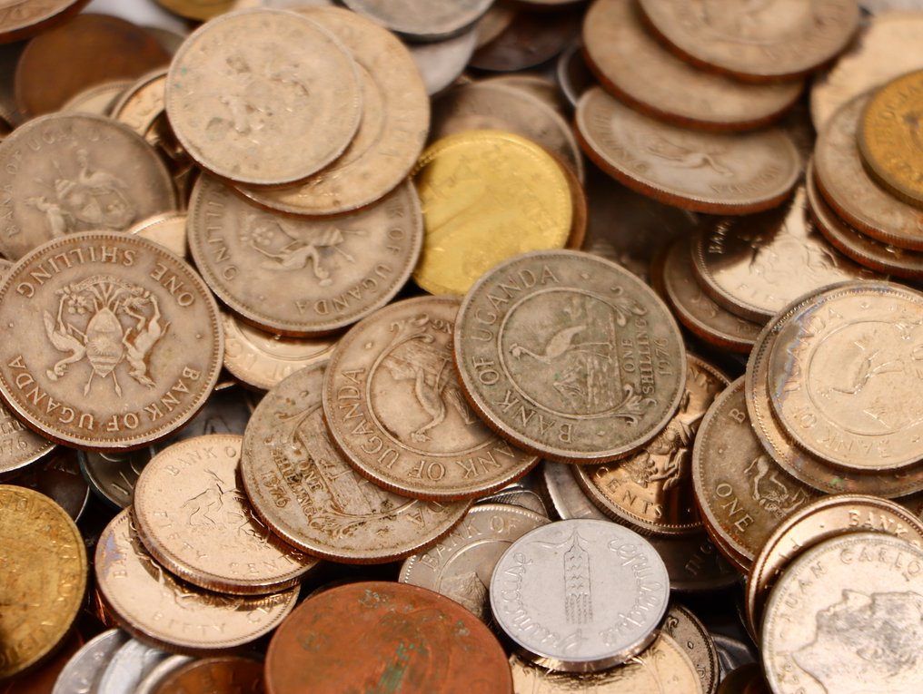 wereld. Large collection of coins / for selection (weight 5 kg)  (Zonder minimumprijs) #3.2