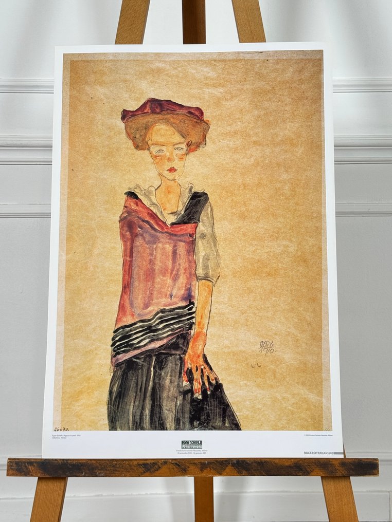 Egon Schiele - Ragazza in piedi, 1910 #3.2