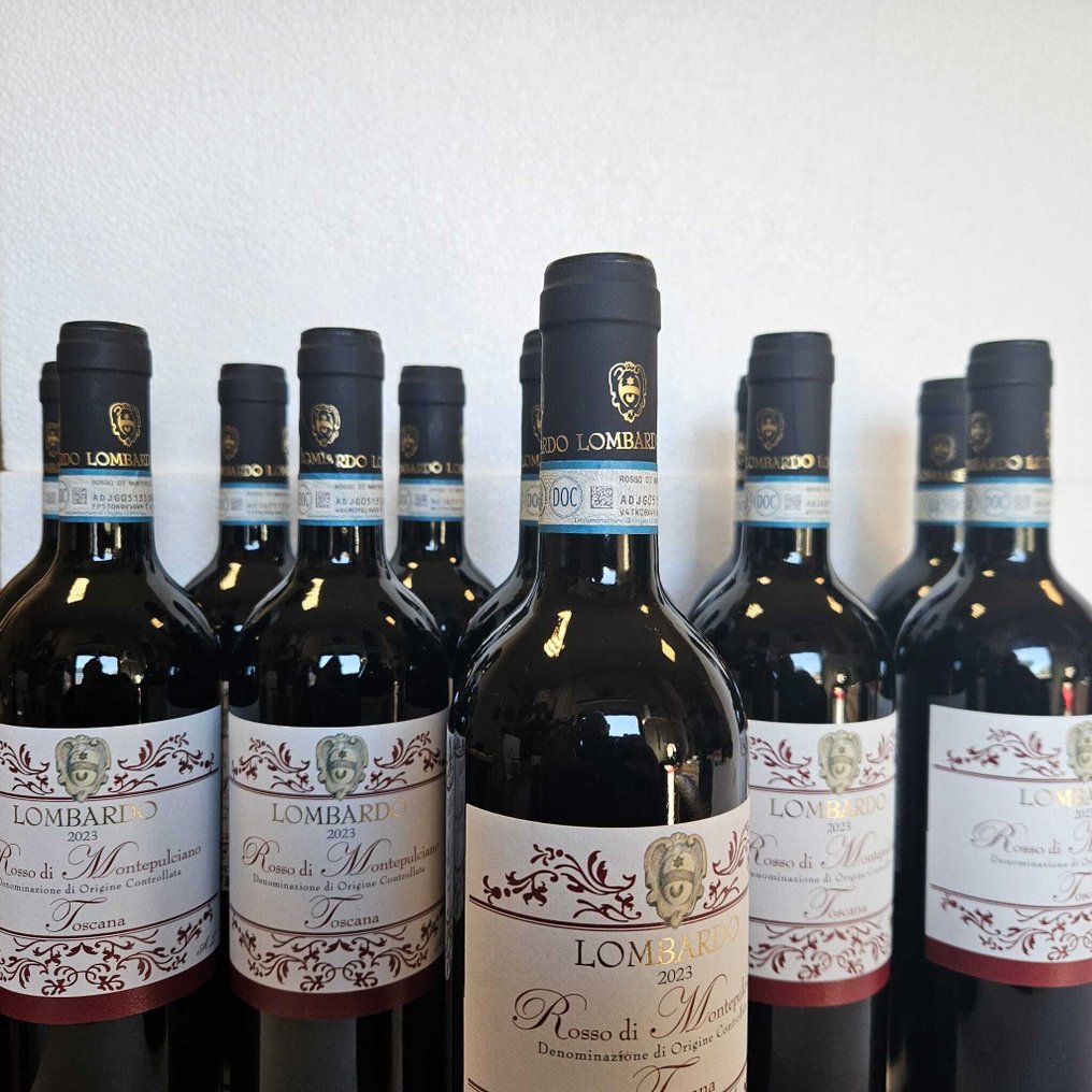 2023 Lombardo, Vino Rosso di Montepulciano - 托斯卡纳 - 12 Bottles (0.75L) #1.0