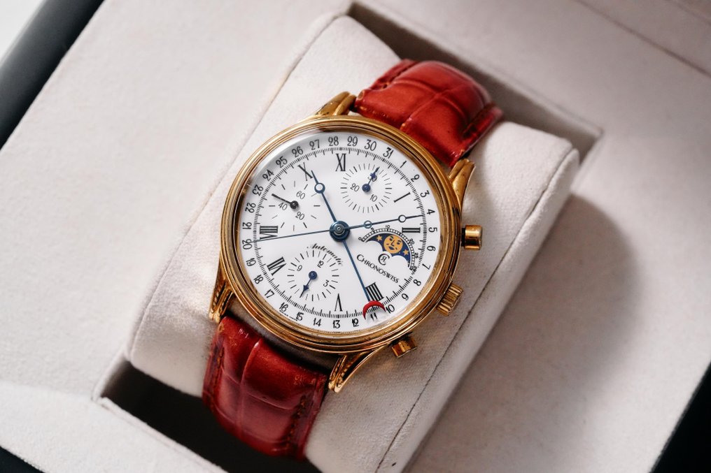 Chronoswiss - Lunar Moonphase Chronograph - 77990 - Men - 1990-1999 #1.0