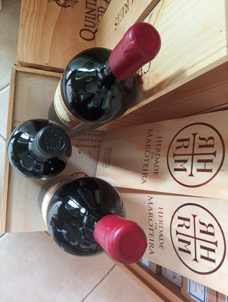 2021 Herdade da Maroteira, Cem Reis Syrah Magnums x2 & 2021 Mil Reis - Αλεντέχο Reserva, Grande Reserva - 3 Bottles (0.75L/1.5L x2) #1.0