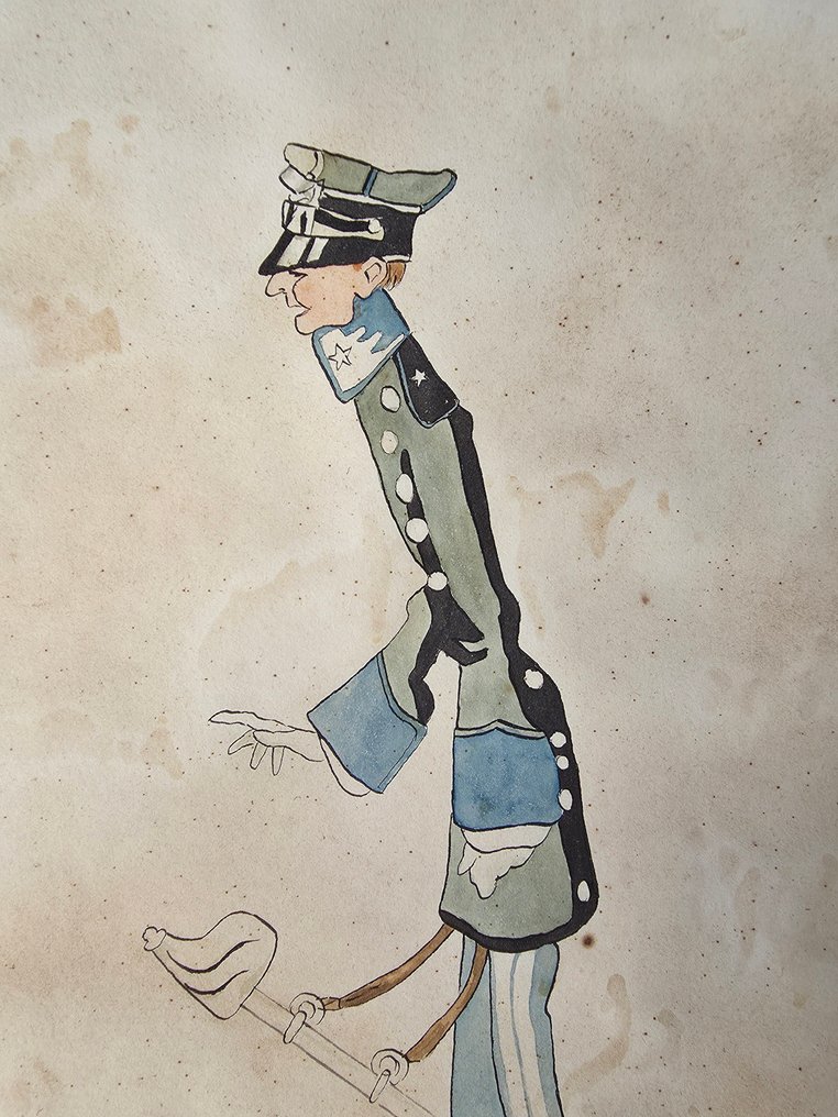 意大利学校 (XX) - Caricature militari umoristiche 1906 #3.2