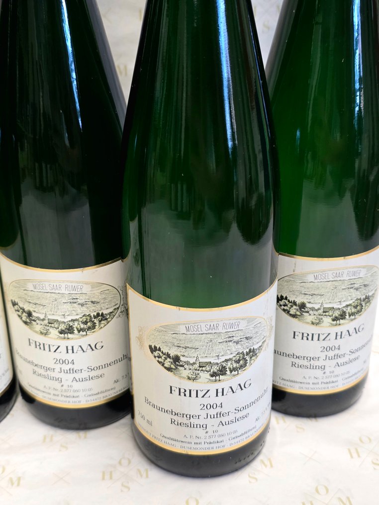 2004 Fritz Haag, Brauneberger Juffer Sonnenuhr, Legendary Fuder #10 - 摩泽尔 Auslese - 6 Bottles (0.75L) #4.3