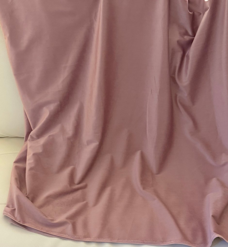 Prestigioso tessuto velluto rosa - Tessuto  - 282 cm - 206 cm #2.1