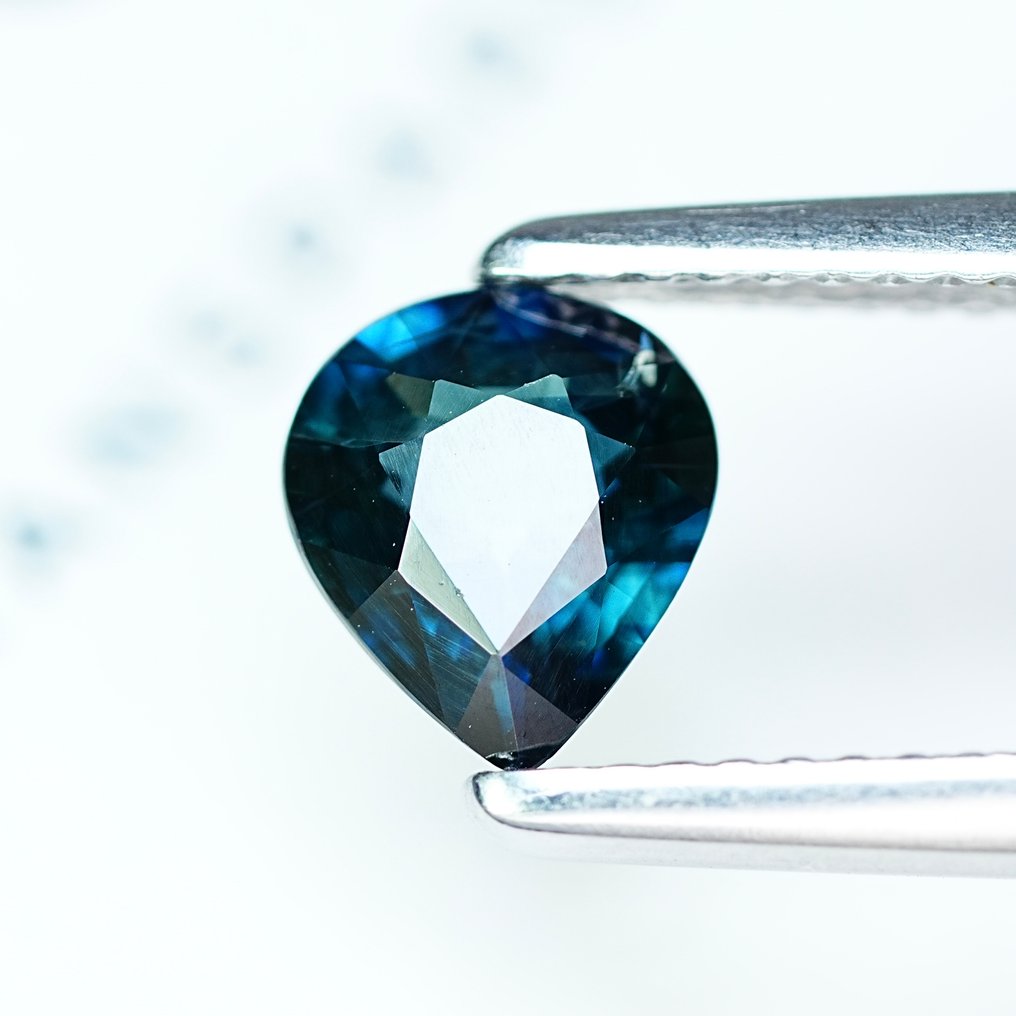 没有保留价 蓝色 蓝宝石  - 1.23 ct - 国际有色宝石协会（ICA GemLab） #1.0