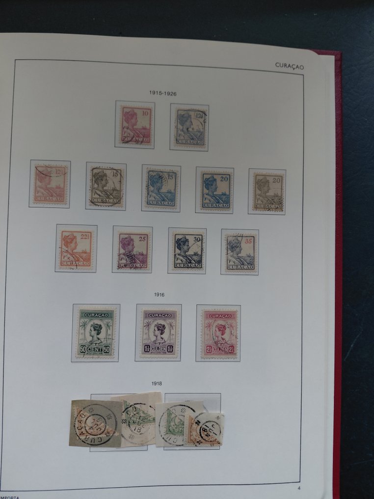 库拉索 1873/1949 - 丰富的收藏在豪华Importa相册中 - Goegevulde, vrij complete Collectie Curacao #3.2