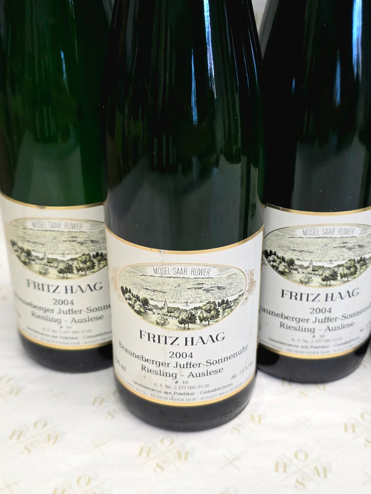 2004 Fritz Haag, Brauneberger Juffer Sonnenuhr, Legendary Fuder #10 - 摩泽尔 Auslese - 6 Bottles (0.75L) #3.2