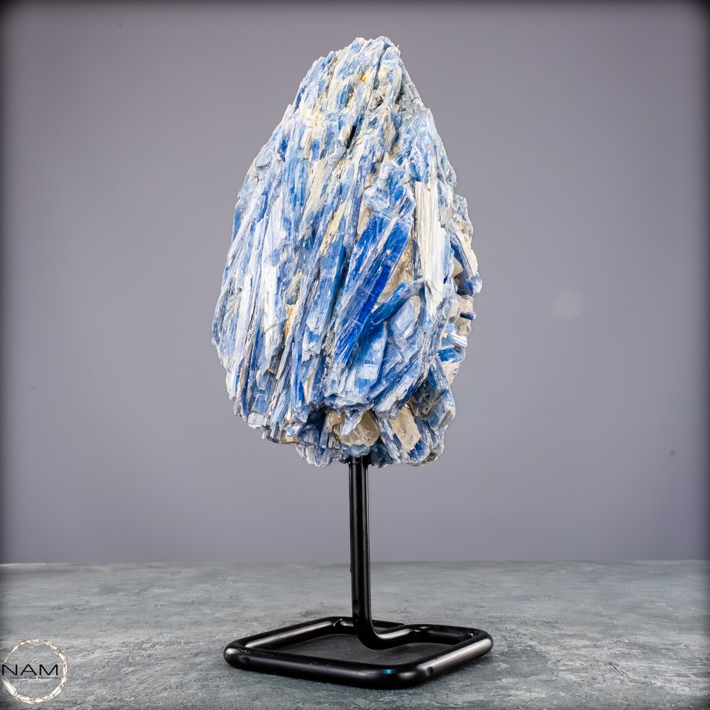 來自巴西的天然藍晶石水晶 – 清晰和內心平衡的天柱- 1753.28 g #1.0