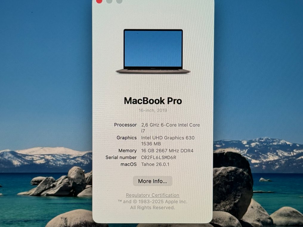 Apple, MacBook Pro 16", Core(TM) i7 9th Gen, 16 GB RAM, 500 GB NVMe, AMD Radeon Pro 5500M 4 GB - Computador #4.3