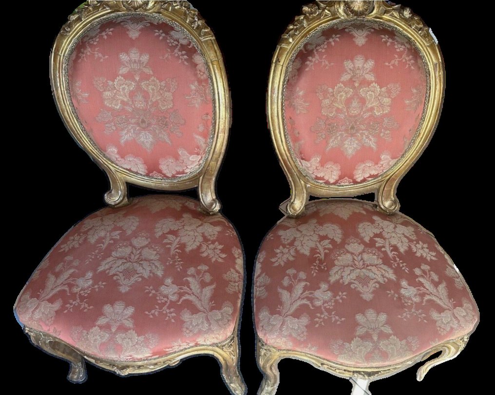 椅子 (2) - 镀金木 #1.0