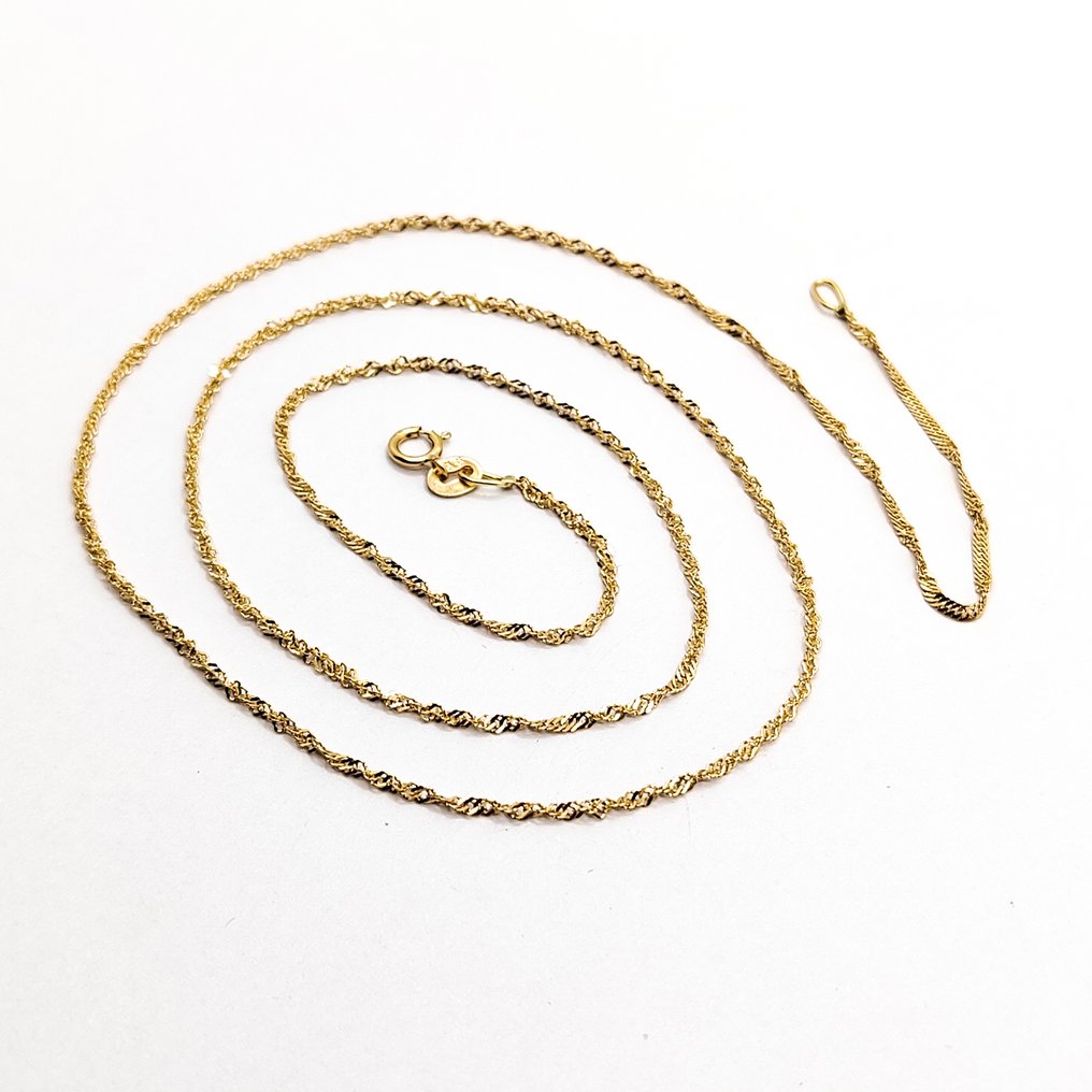 Zonder Minimumprijs - Halsketting - 18 karaat Geel goud #1.0