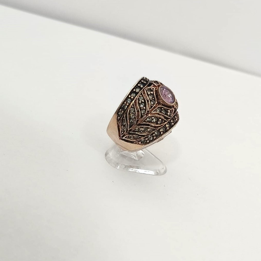 χωρίς τιμή ασφαλείας - Δαχτυλίδι Ασημί Αμέθυστος #2.1